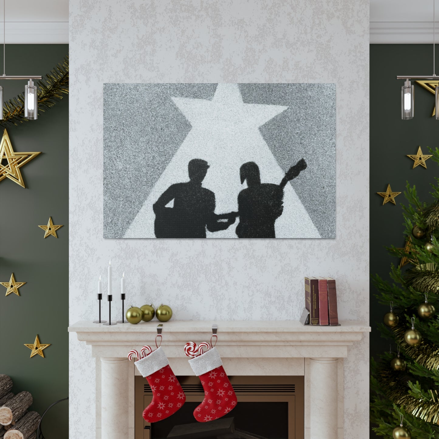 Hot Wax Records - Retro Music and Film Canvas