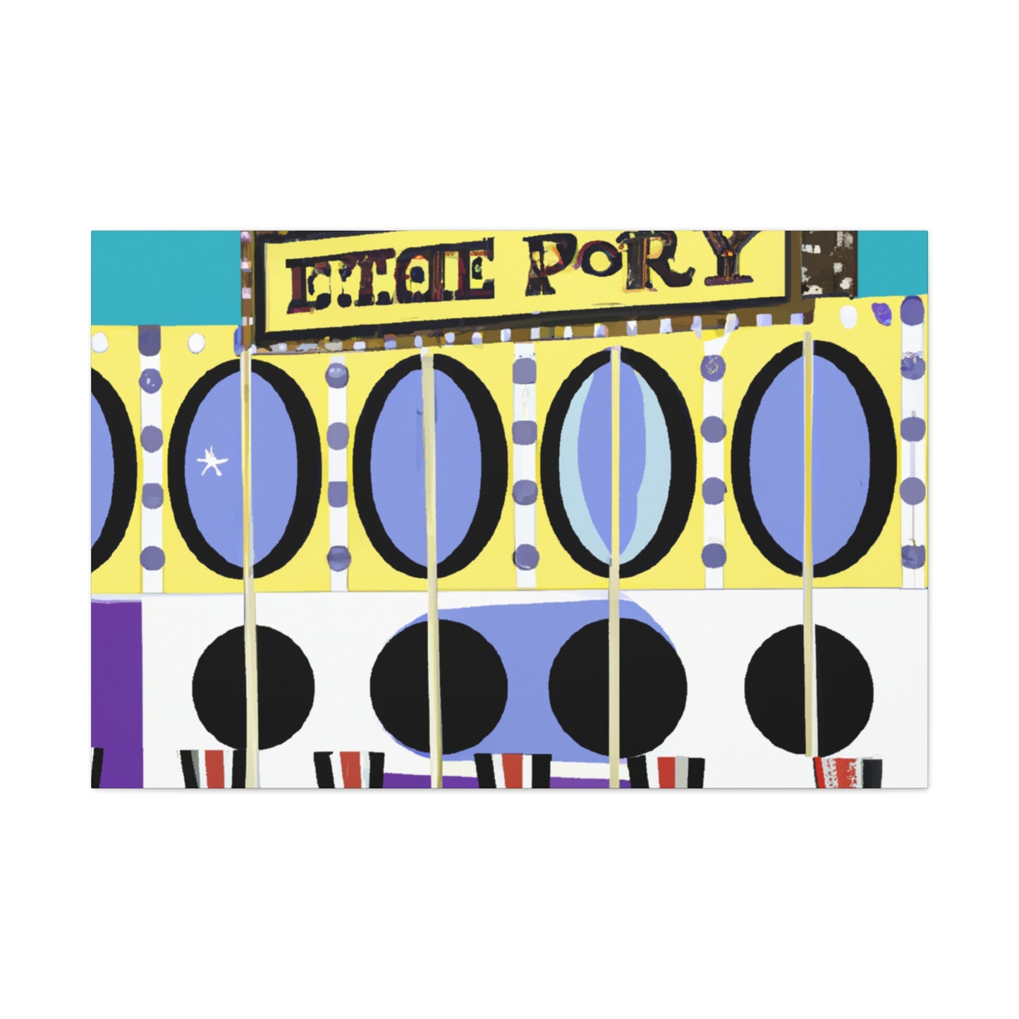 Kwik-Peep Mirror Shop. - Canvas - Pop Art