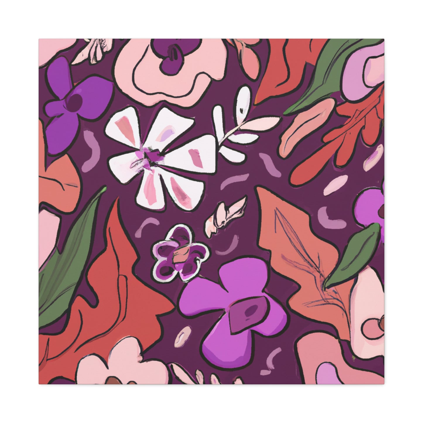 Blissful Bloom - Floral - Canvas