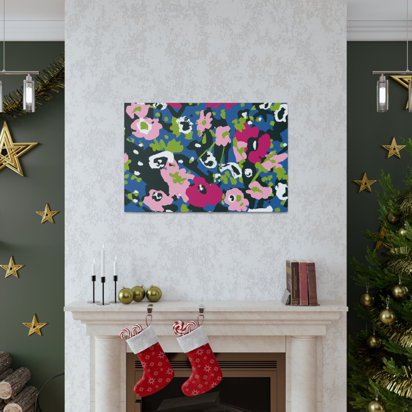 The Floral Frenzy: a game in which players race to collect the most colorful and fragrant flowers in a garden and arrange them in a beautiful bouquet. The player who collects the most flowers and arranges them most creatively wins the game - Canvas