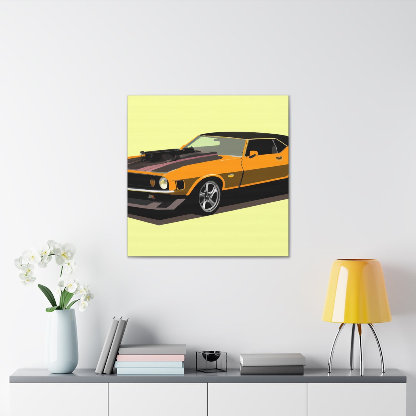 Smokin' Ruby - Automobile - Canvas