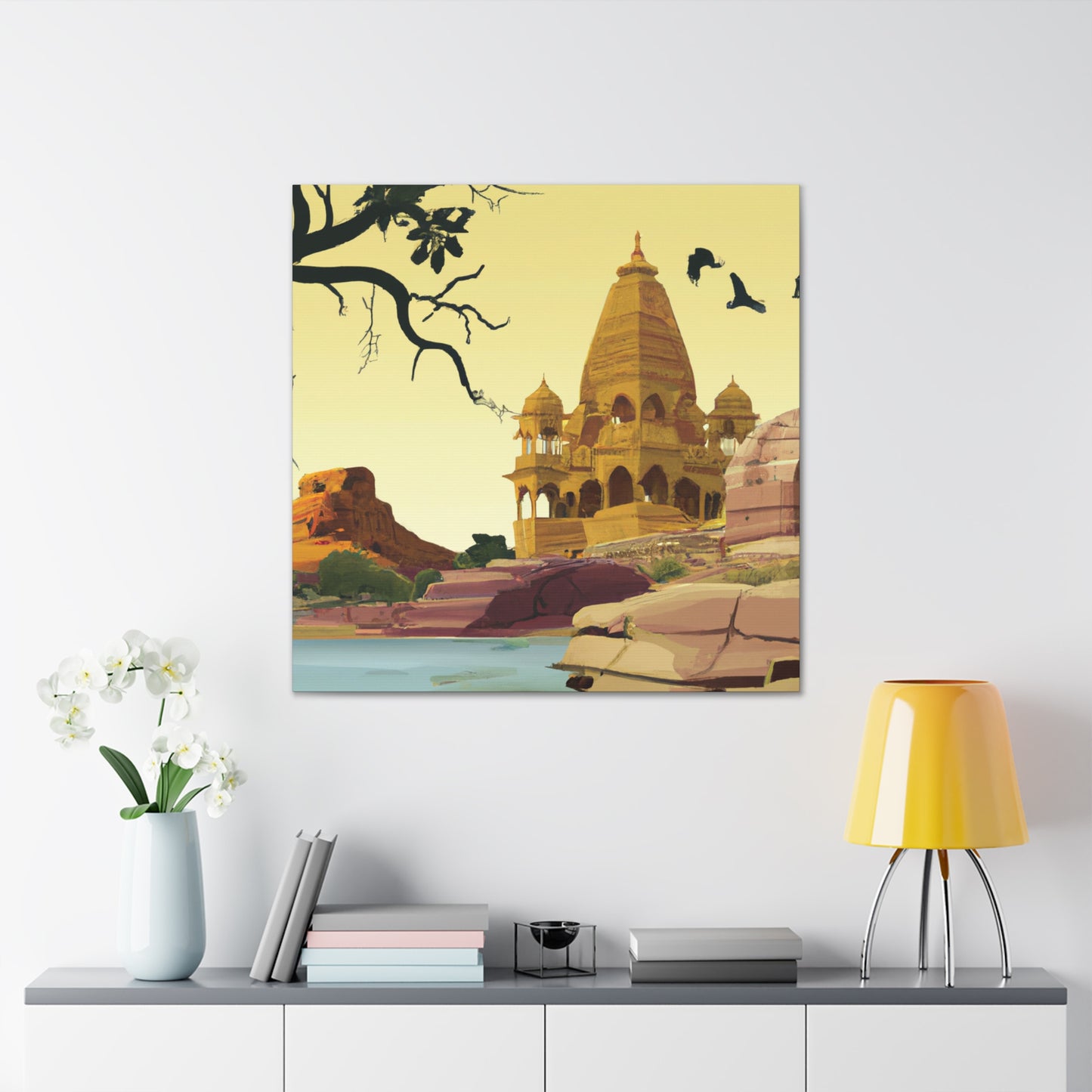 Lotus Land - Destination India - Canvas