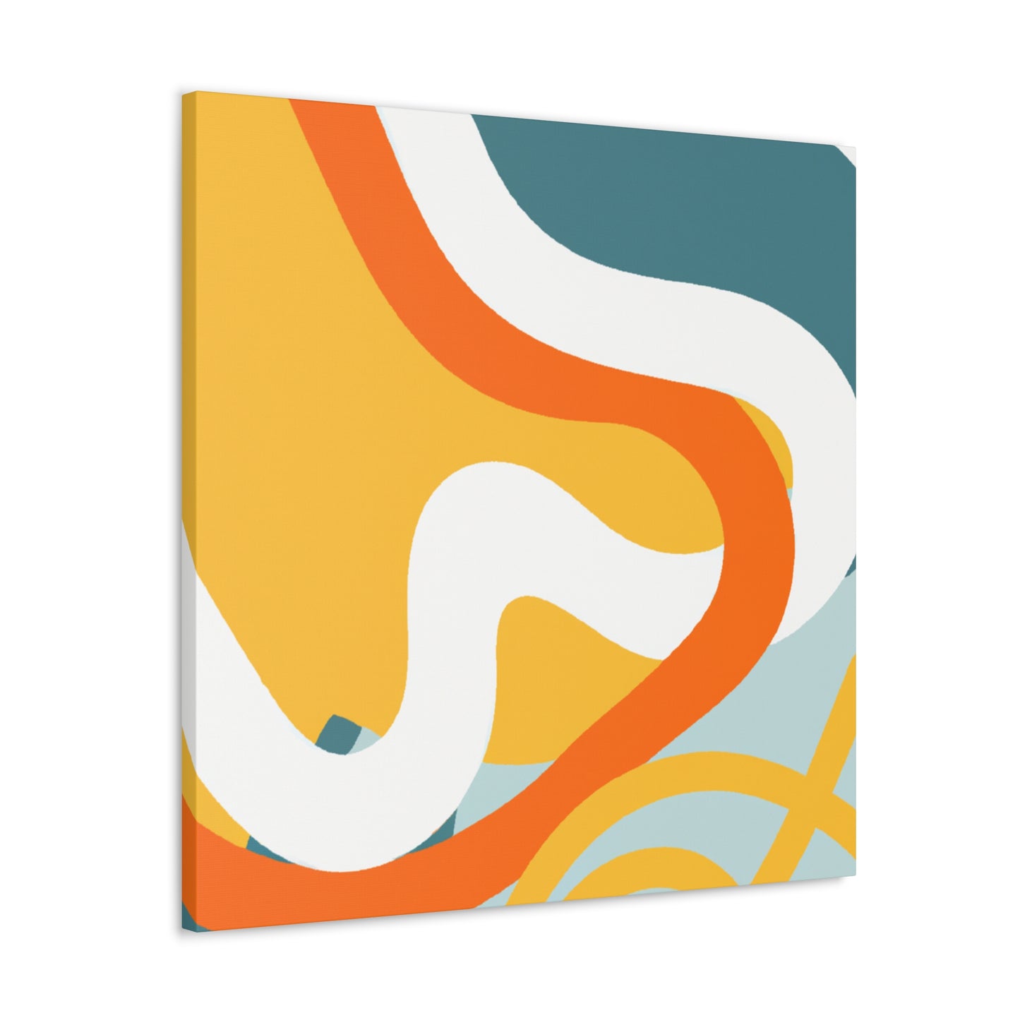 Spiral Swirls - Midcentury - Canvas
