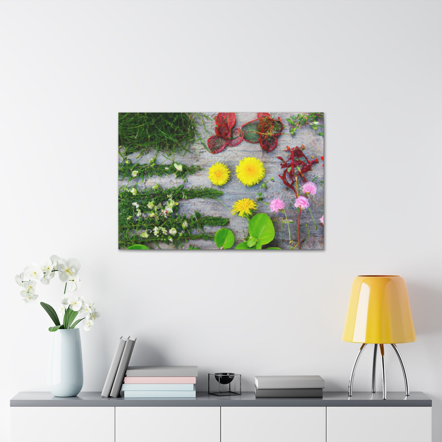 "Garden Glimmer" - Canvas - Floral