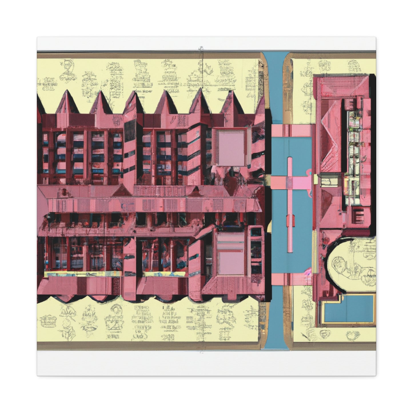Dorothea Agusta - Canvas - Architectural