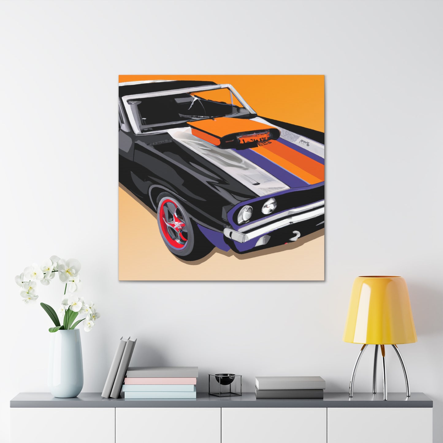 King Rod - Automobile - Canvas