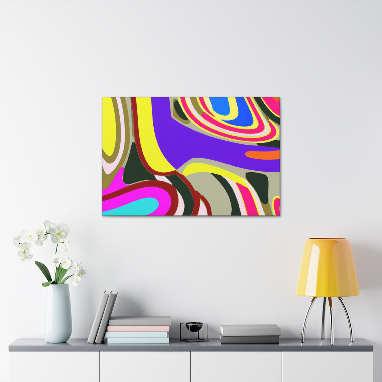 Azure Mist - Abstract - Canvas