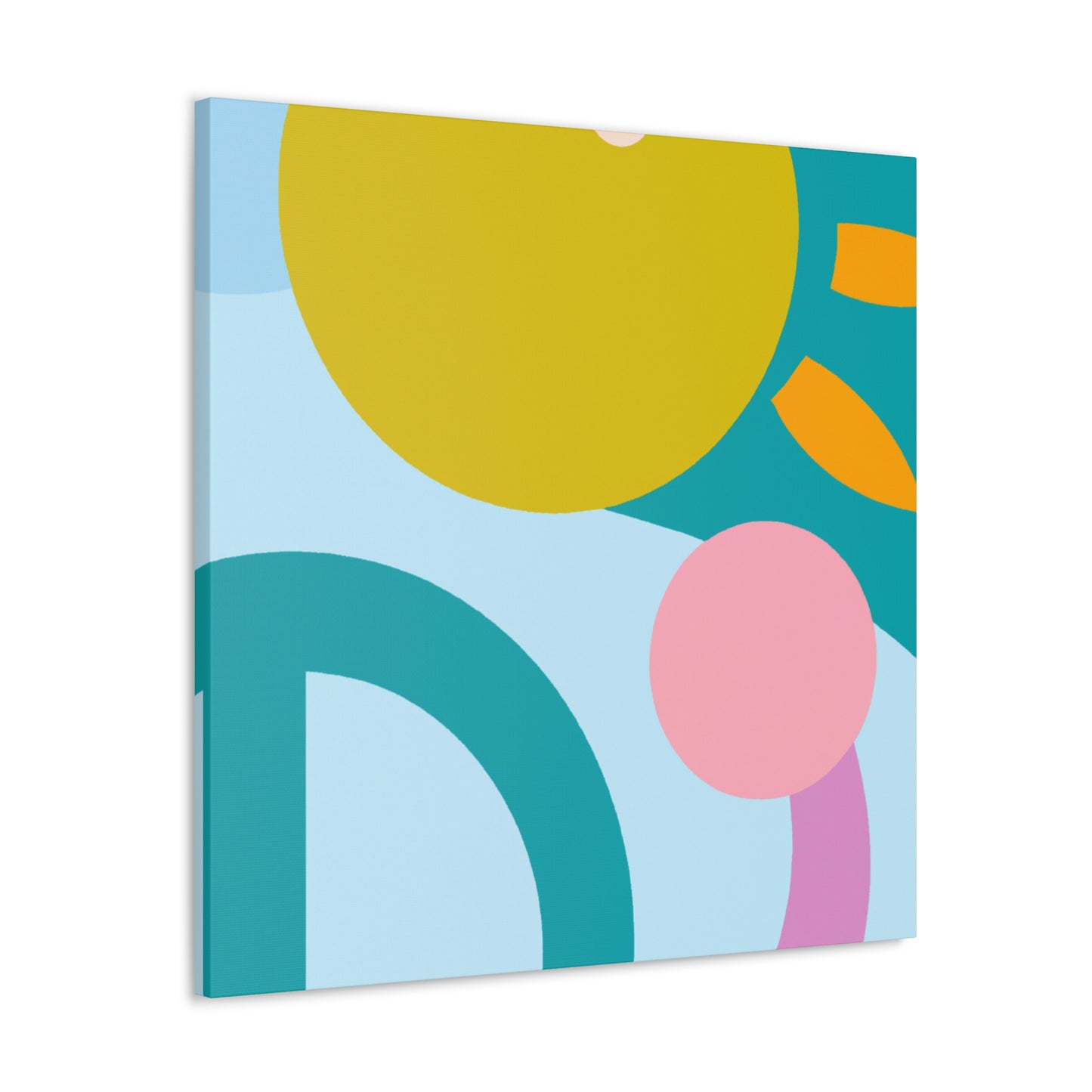 Pigment Paradise- Midcentury - Canvas