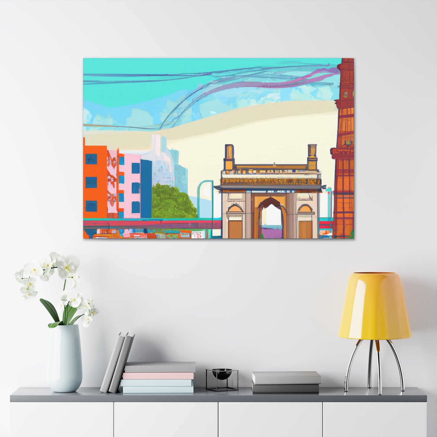 Vedic Vista - Destination India - Canvas
