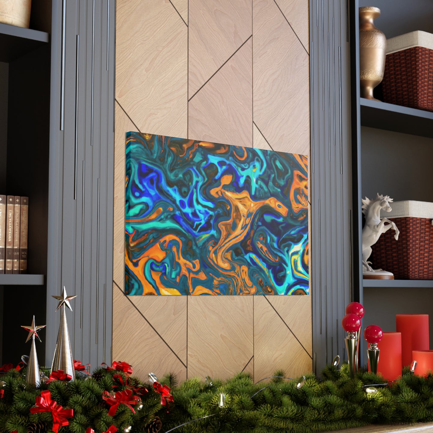 Fire and Water - Canvas - Abstract