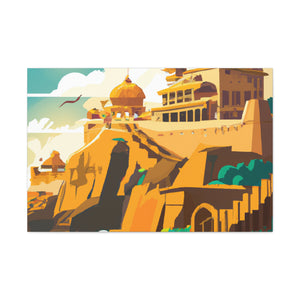 The Land of Spices - Destination India - Canvas
