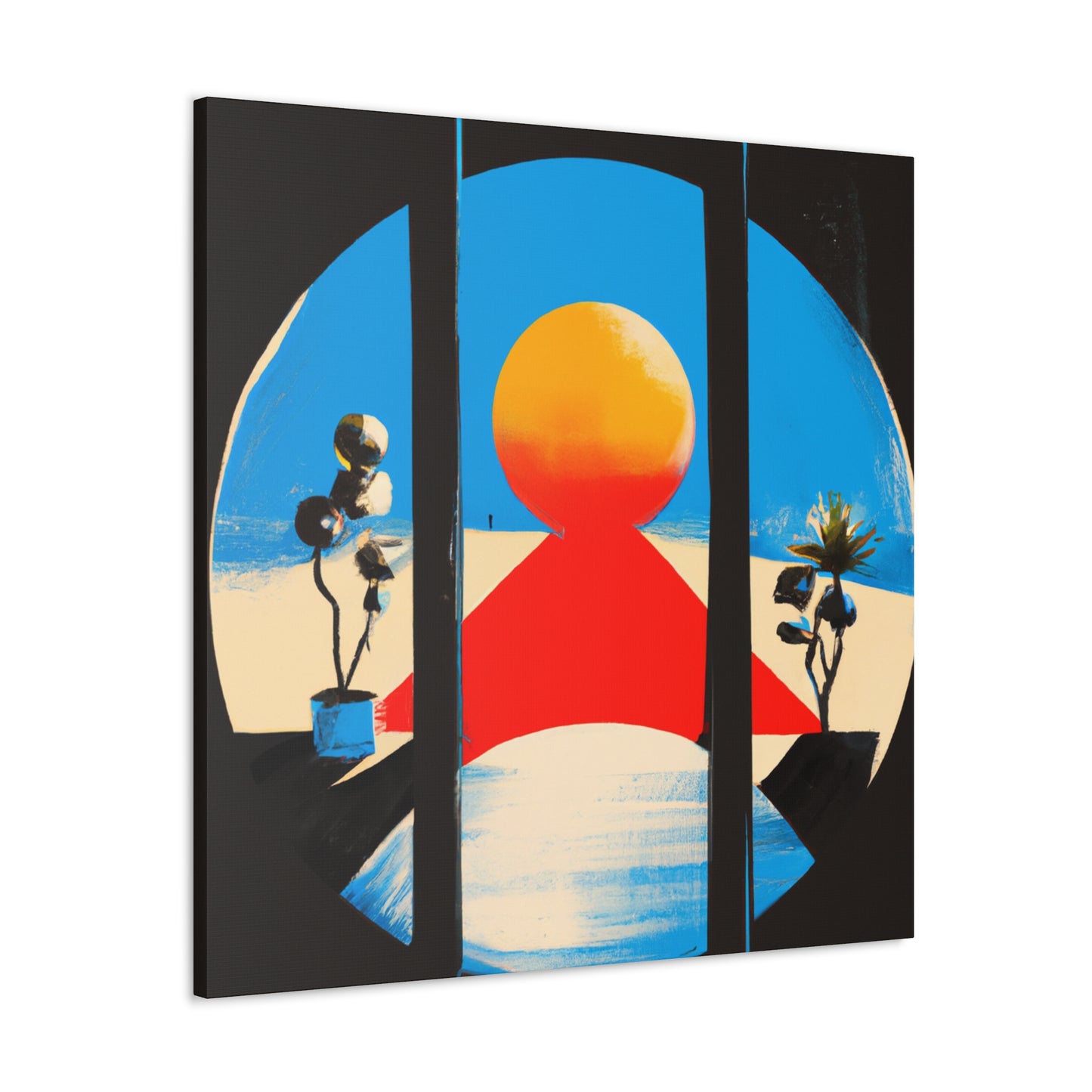 Vigilant Flow- Midcentury - Canvas