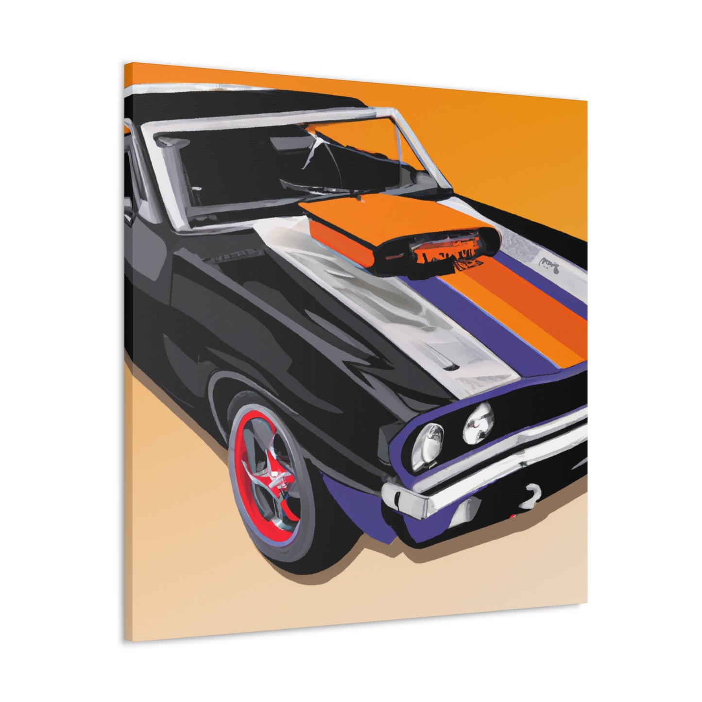 King Rod - Automobile - Canvas