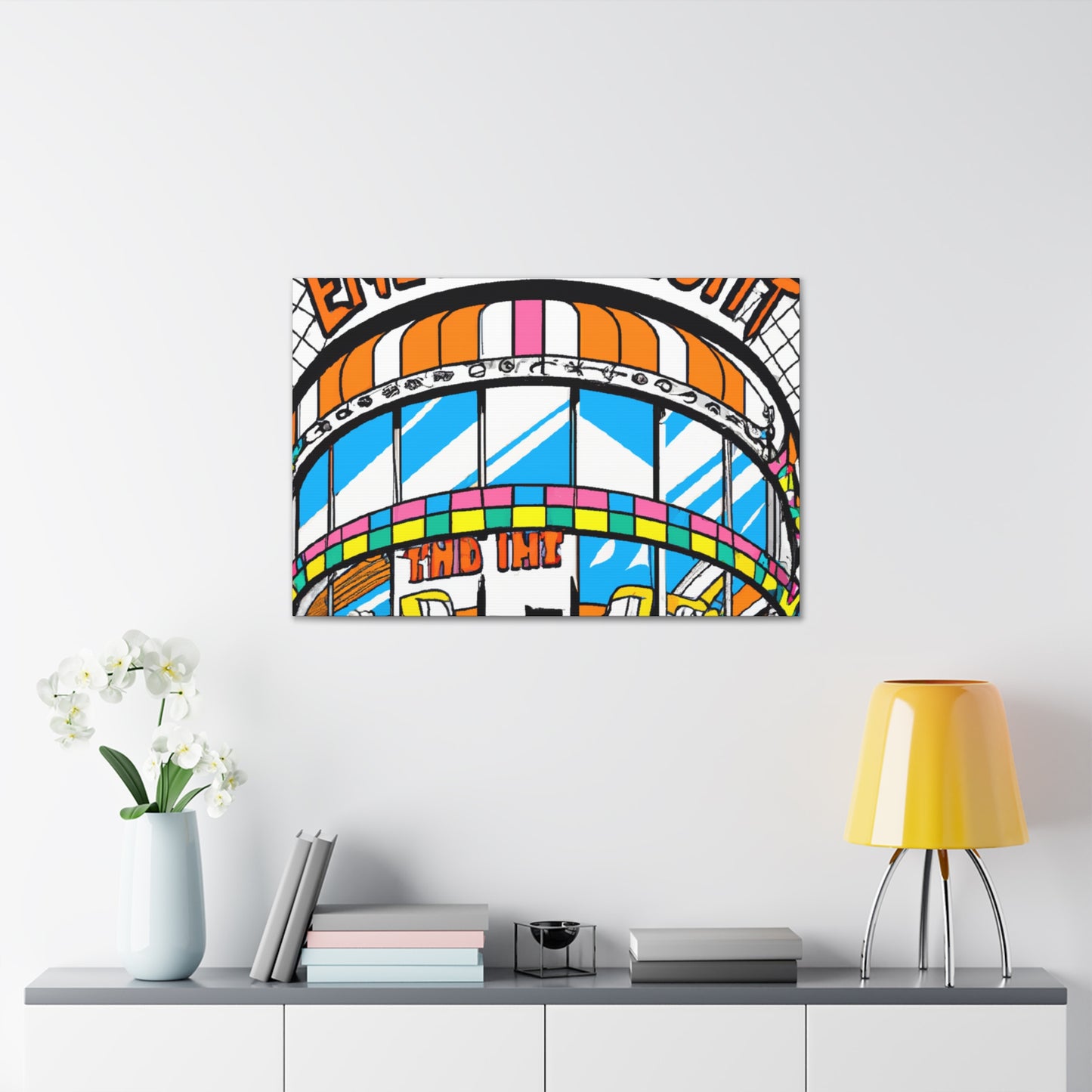Frolic & Flourish Center - Canvas - Pop Art