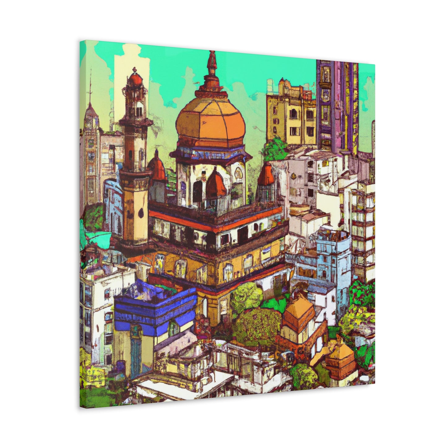 Lotus Land - Destination India - Canvas