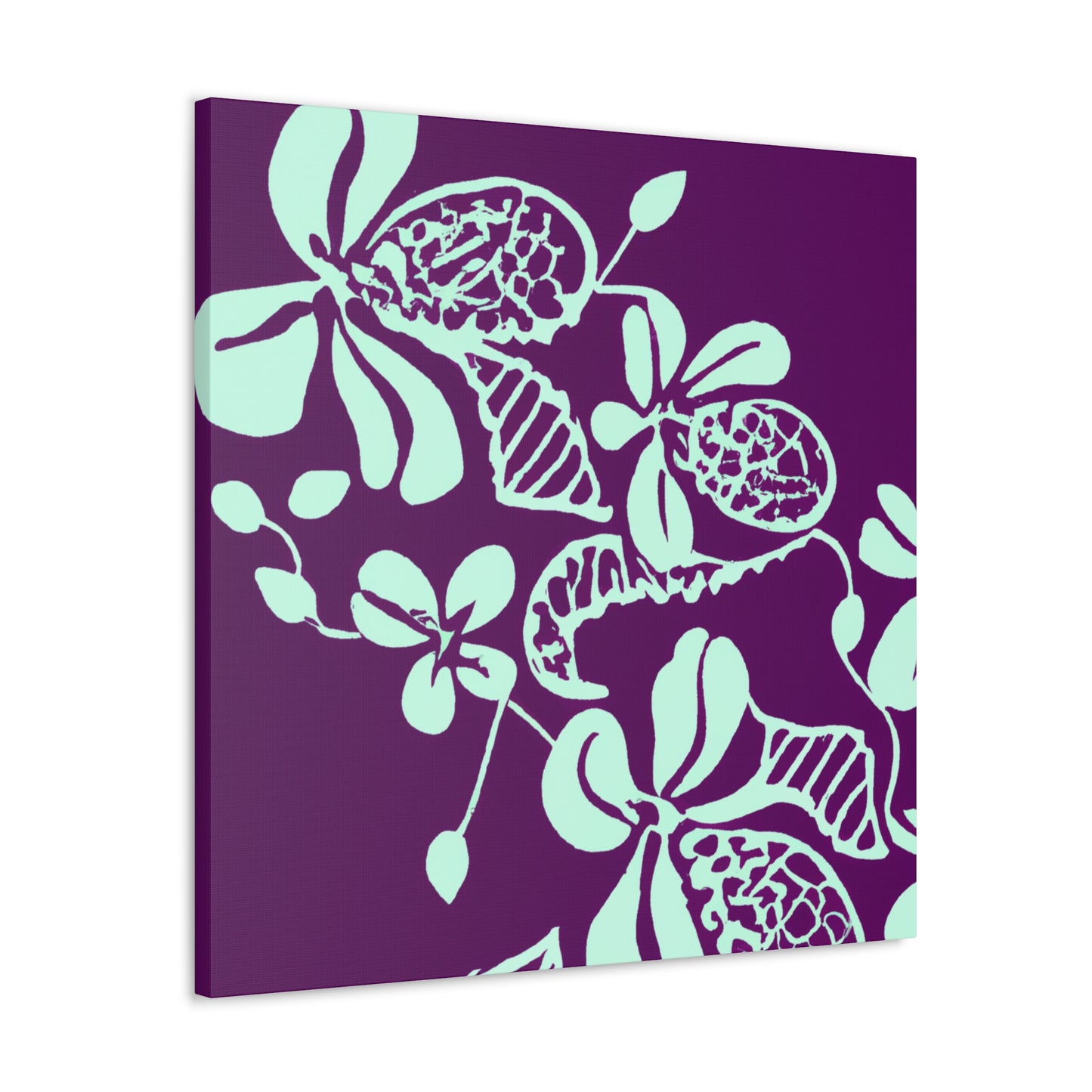 Glowtopia - Floral - Canvas