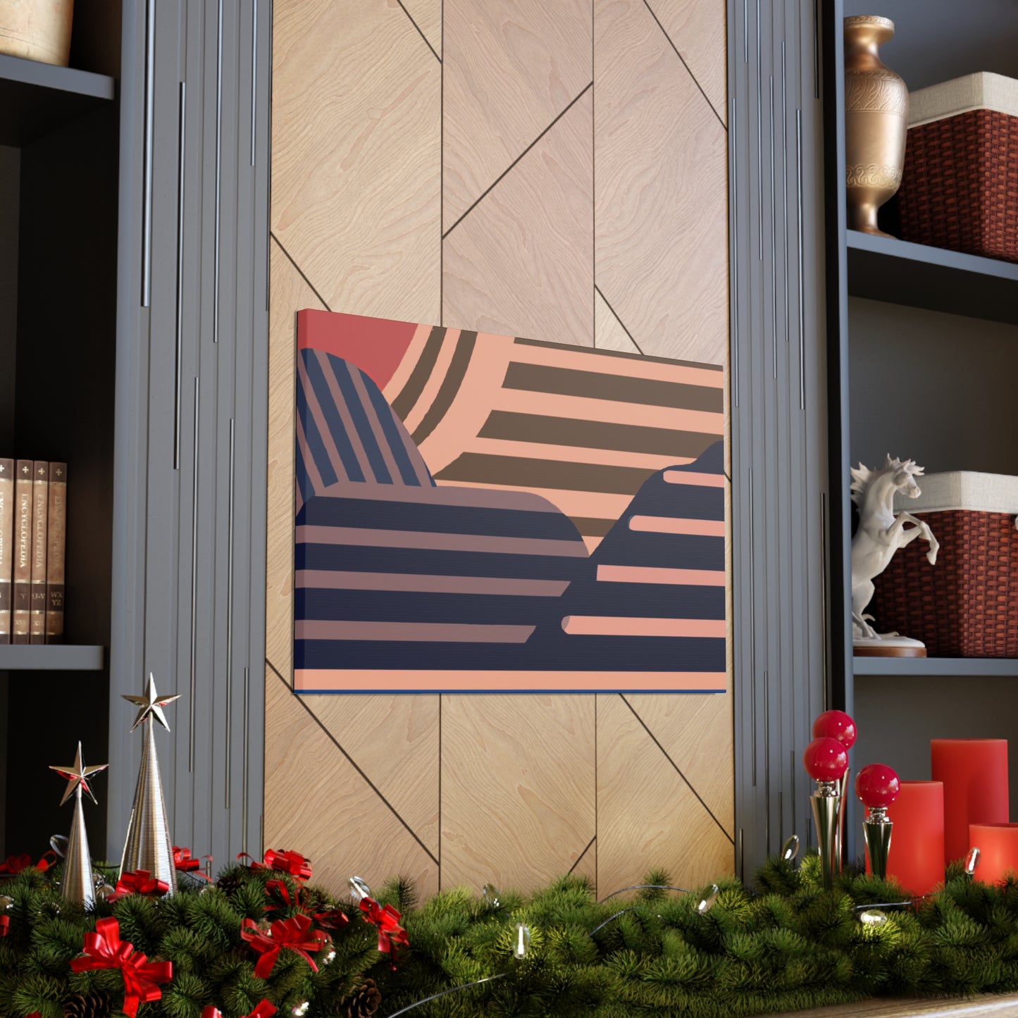 Horizontal Motion - Midcentury Canvas