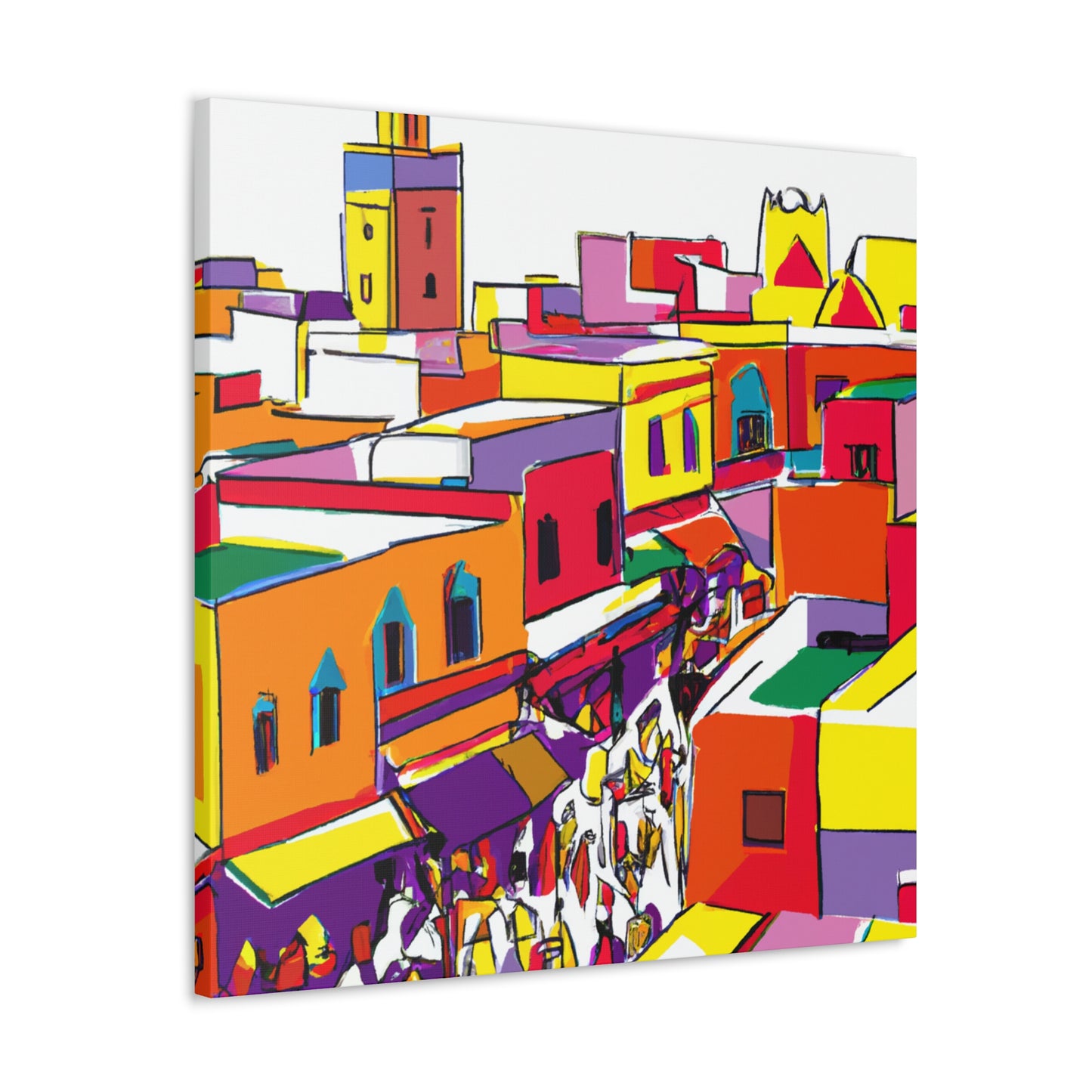 Mustafa al-Jabbar - Morraco - Canvas