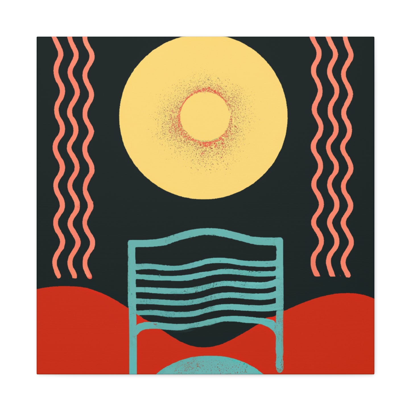 Sun Hatt - Midcentury Canvas