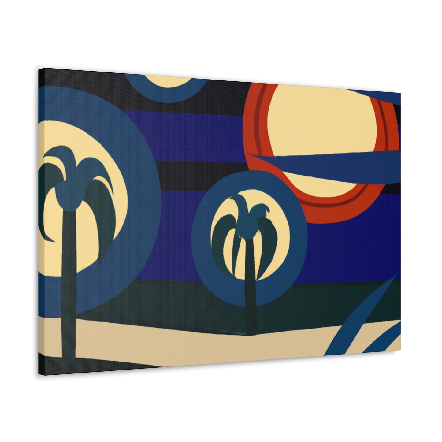 Vibrant Spheres- Midcentury - Canvas