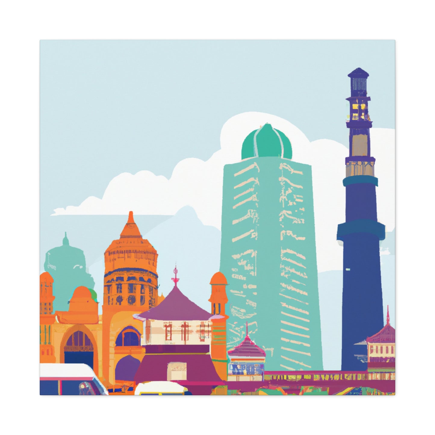 Majestic Splendour - Destination India - Canvas