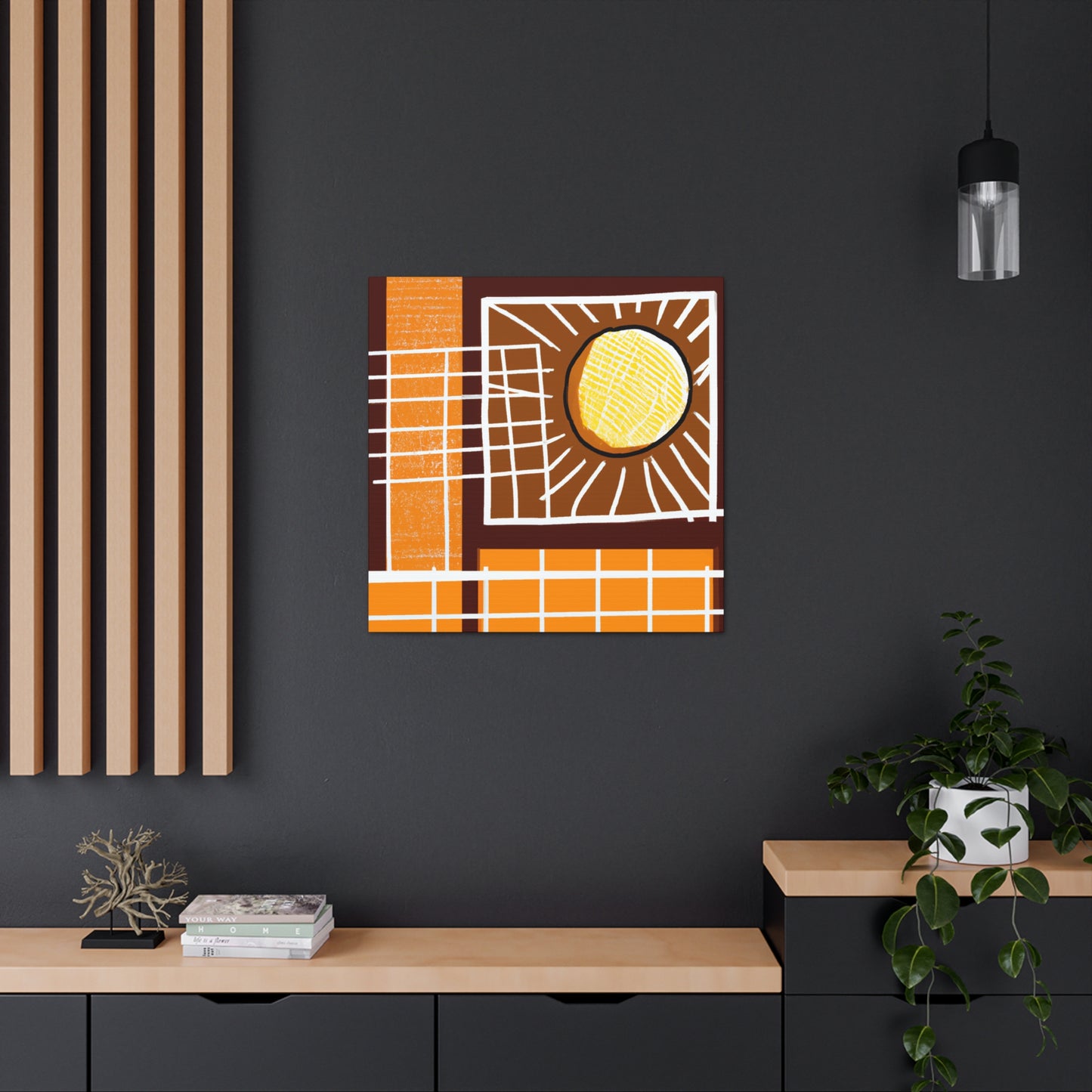 Pow!- Midcentury Canvas