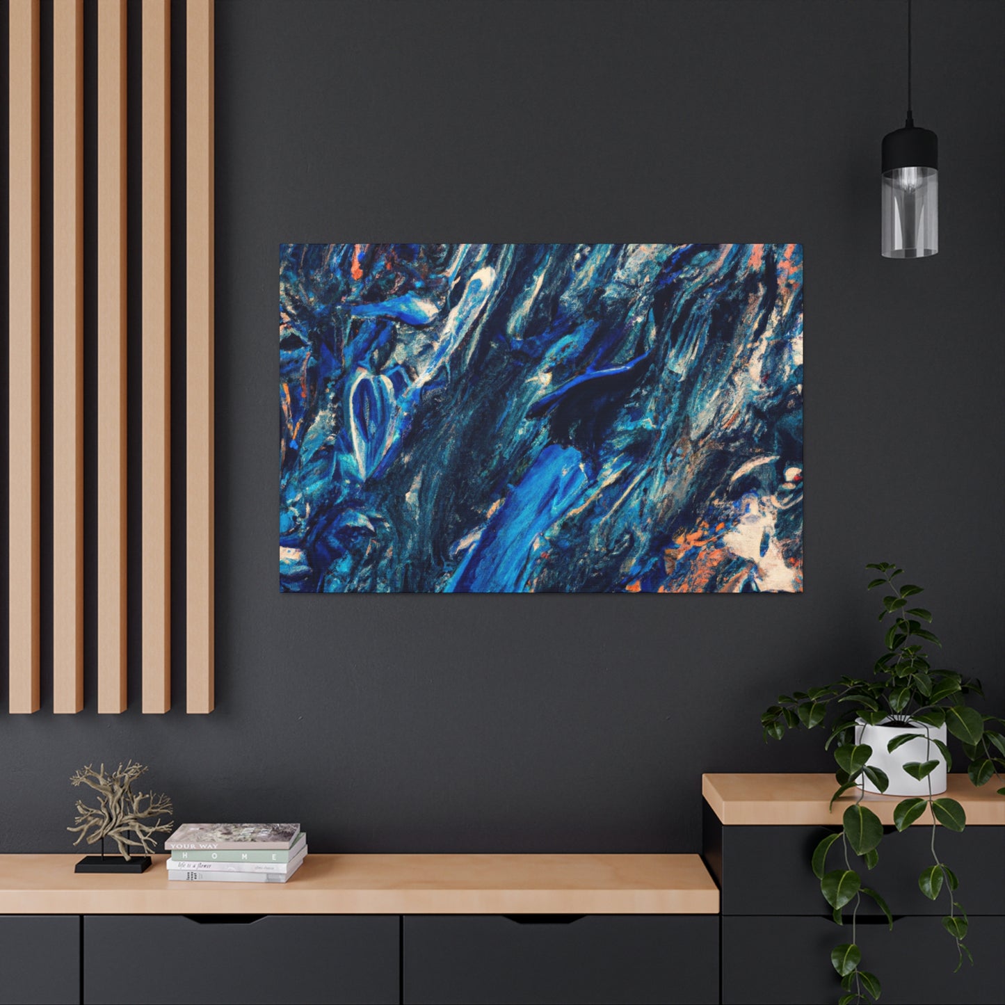 Icey Flow- Abstract Canvas