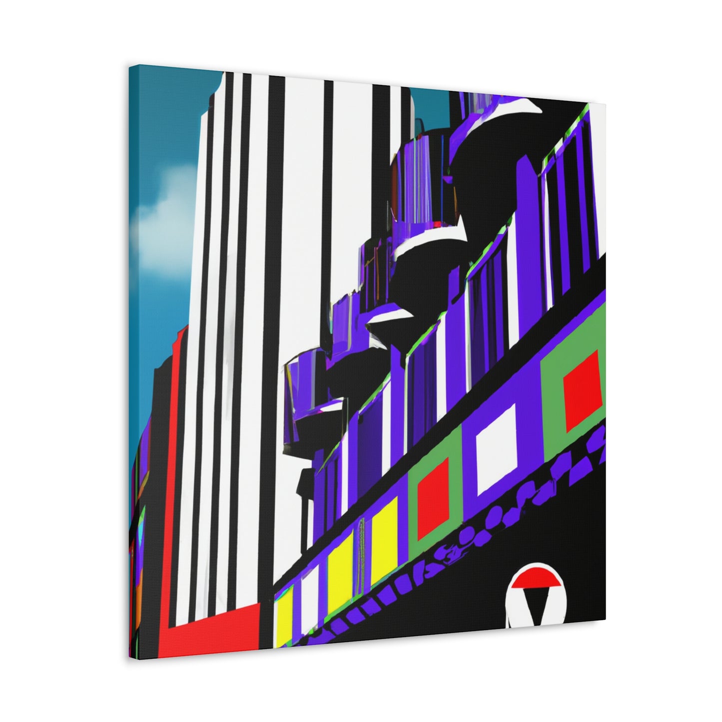 Lola's Fifties Follies. - Architectural Canvas Pop Art