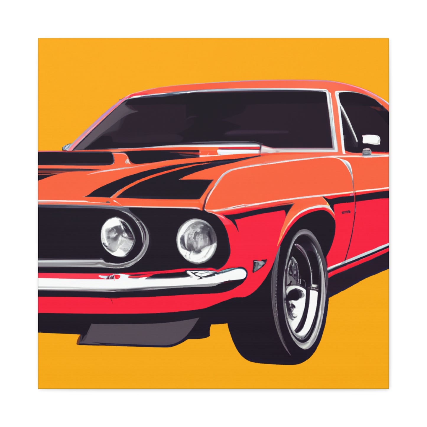 Hot Scorcher - Automobile - Canvas