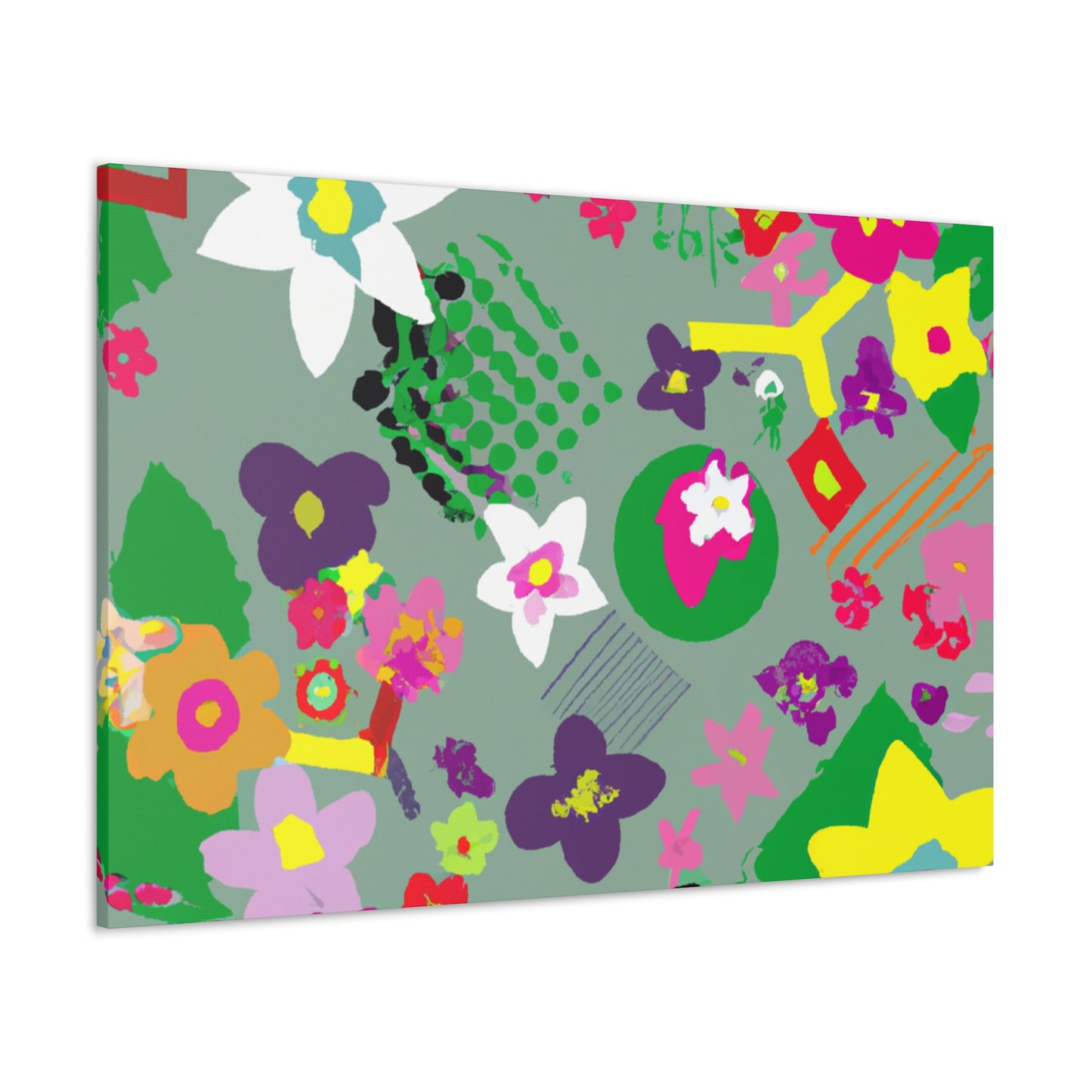 "The Petals of Paradise" - Floral Canvas