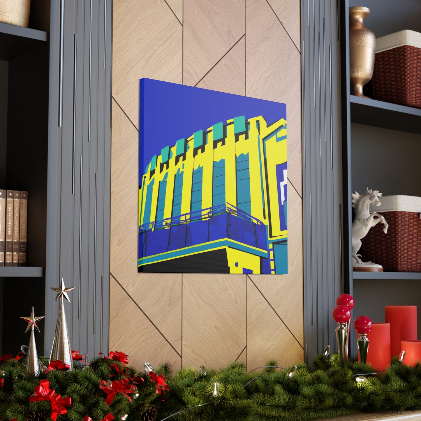 Moolah's Family Funplex - Architectural Canvas Pop Art