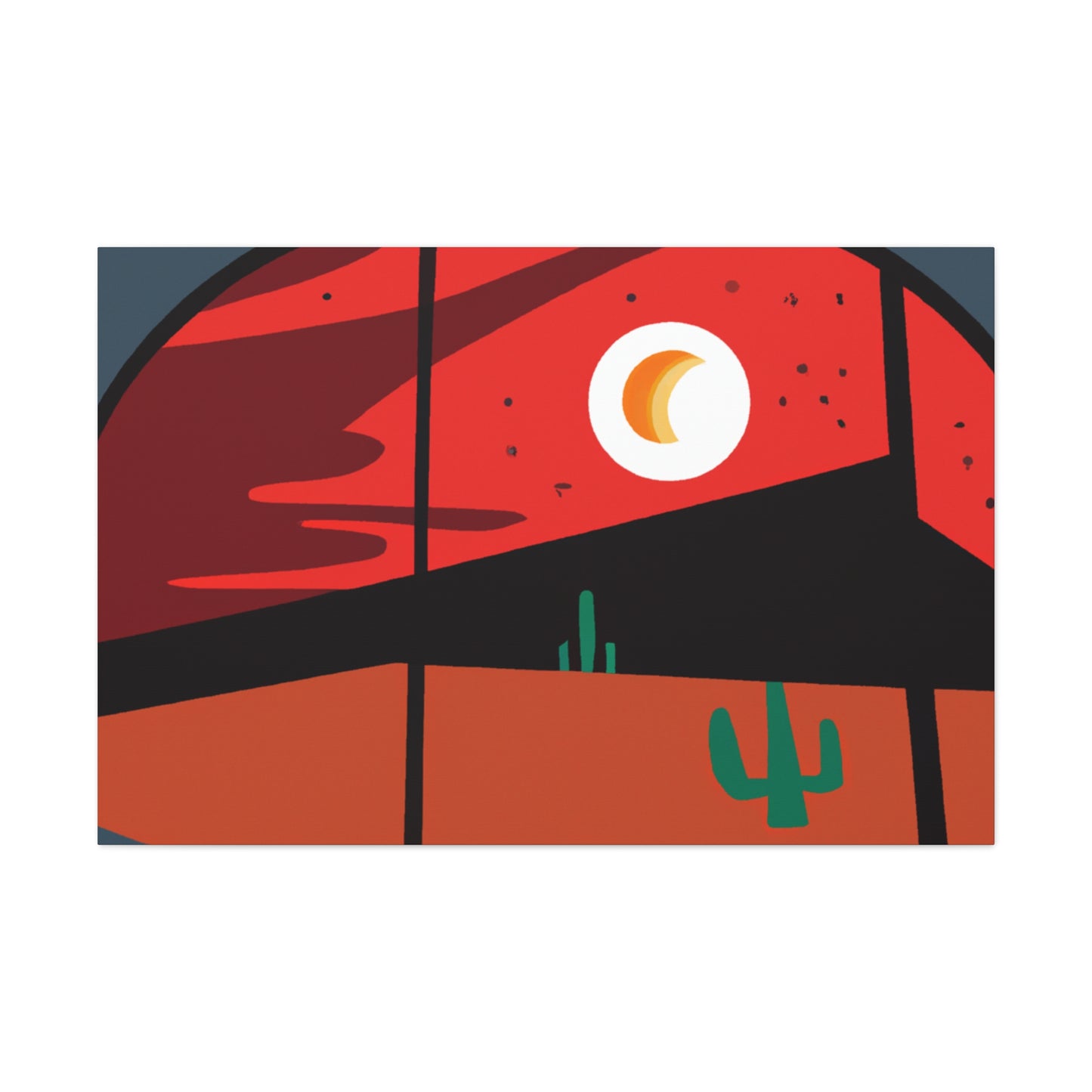 Aurora Bloom- Midcentury - Canvas