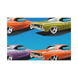 Blue Streak - Automobile - Canvas