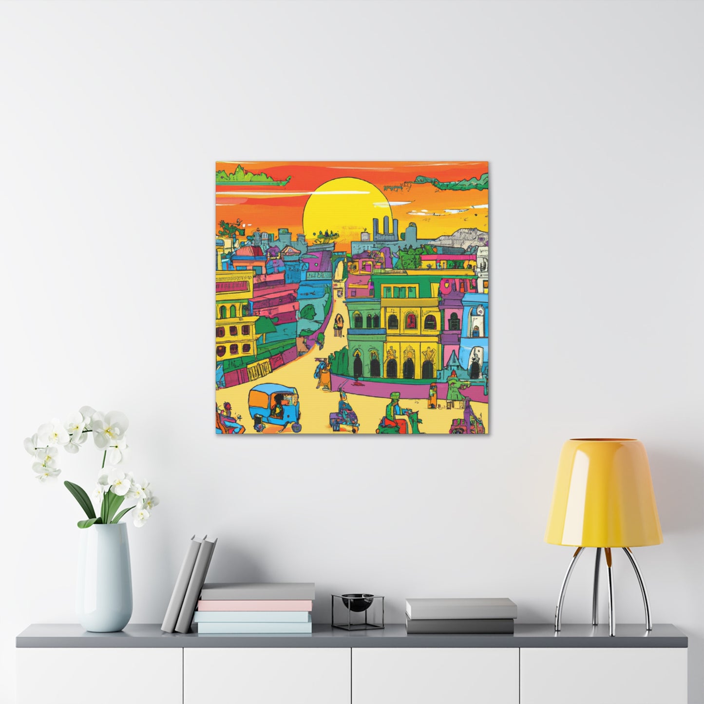 Mahabharata Mountain Range - Destination India - Canvas