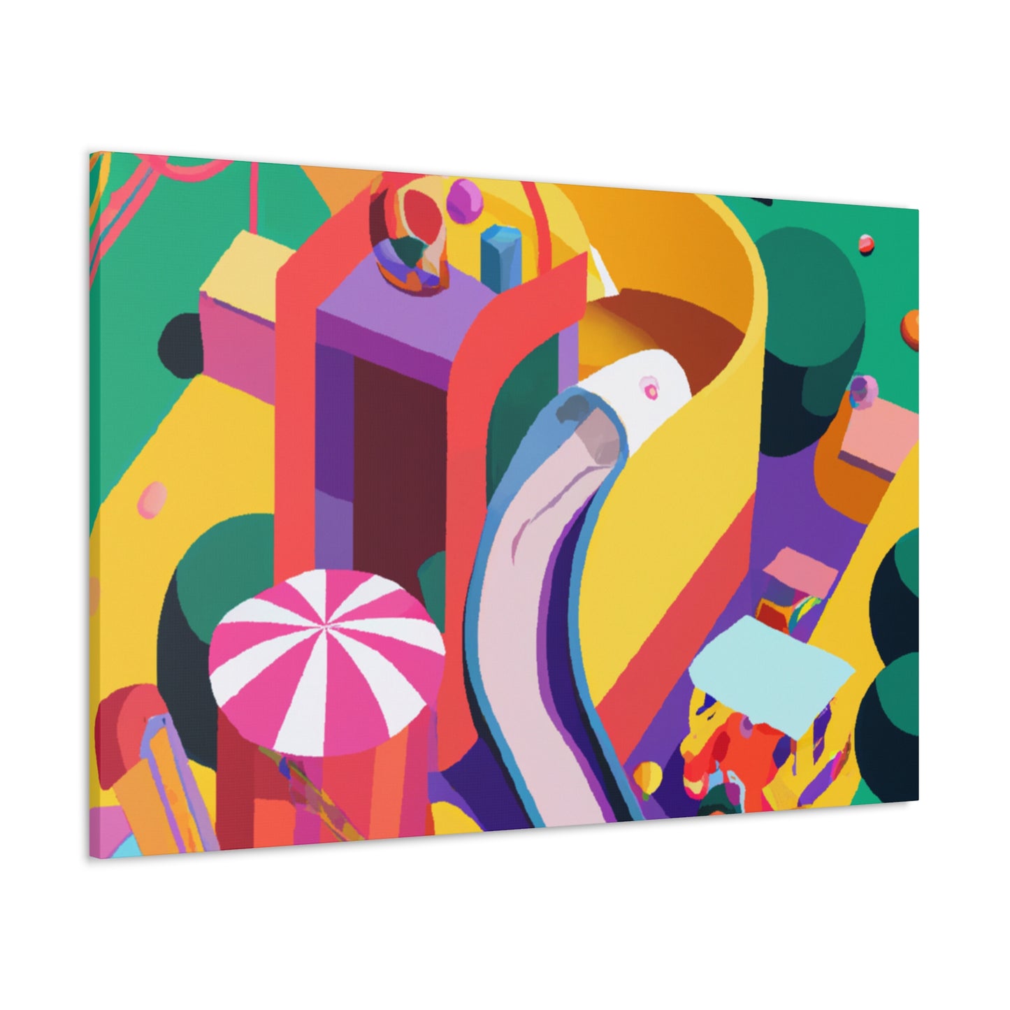 Cotton Candy Castle-Amusement - Canvas