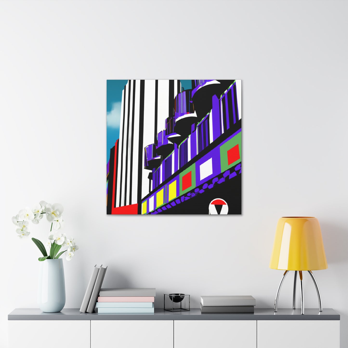 Lola's Fifties Follies. - Architectural Canvas Pop Art