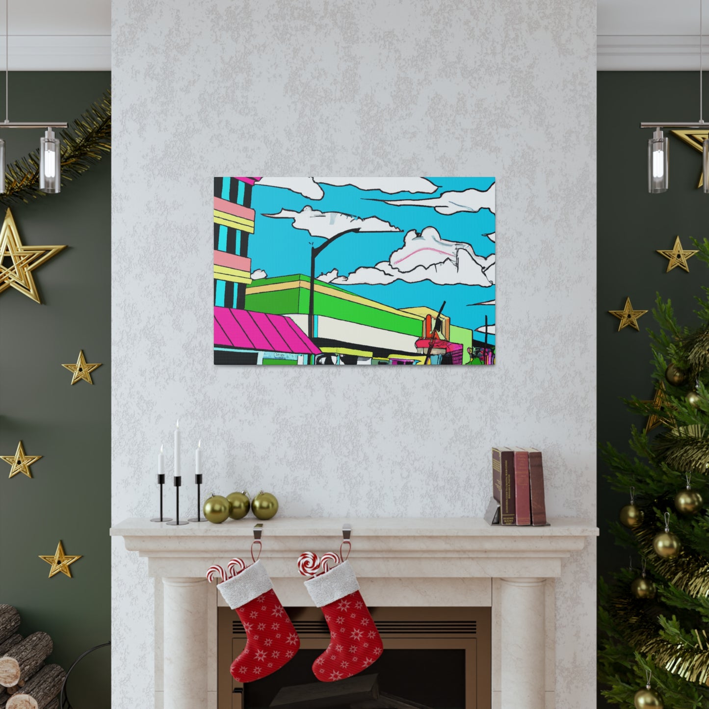 Sky View Way - Pop Art Canvas
