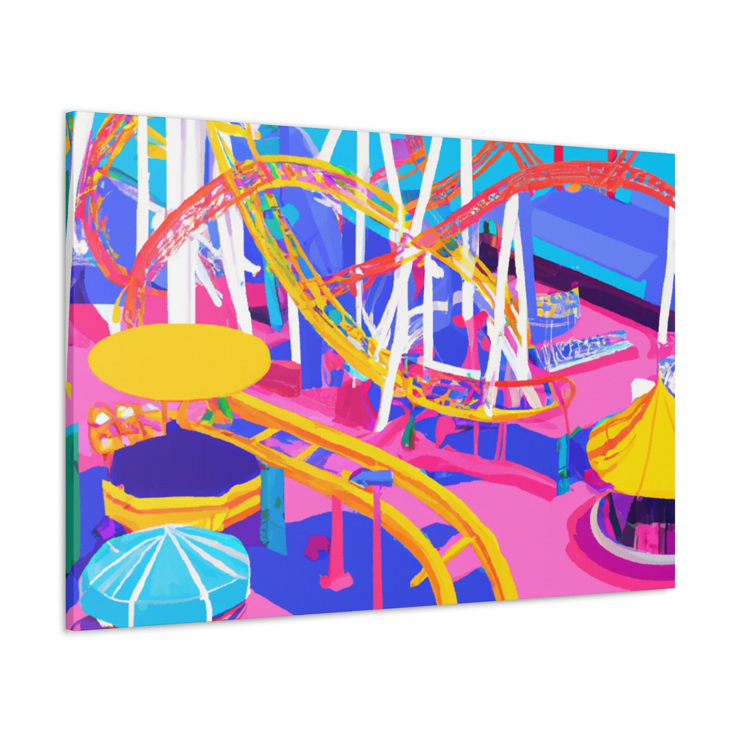 Crazy Town - Amusement - Canvas