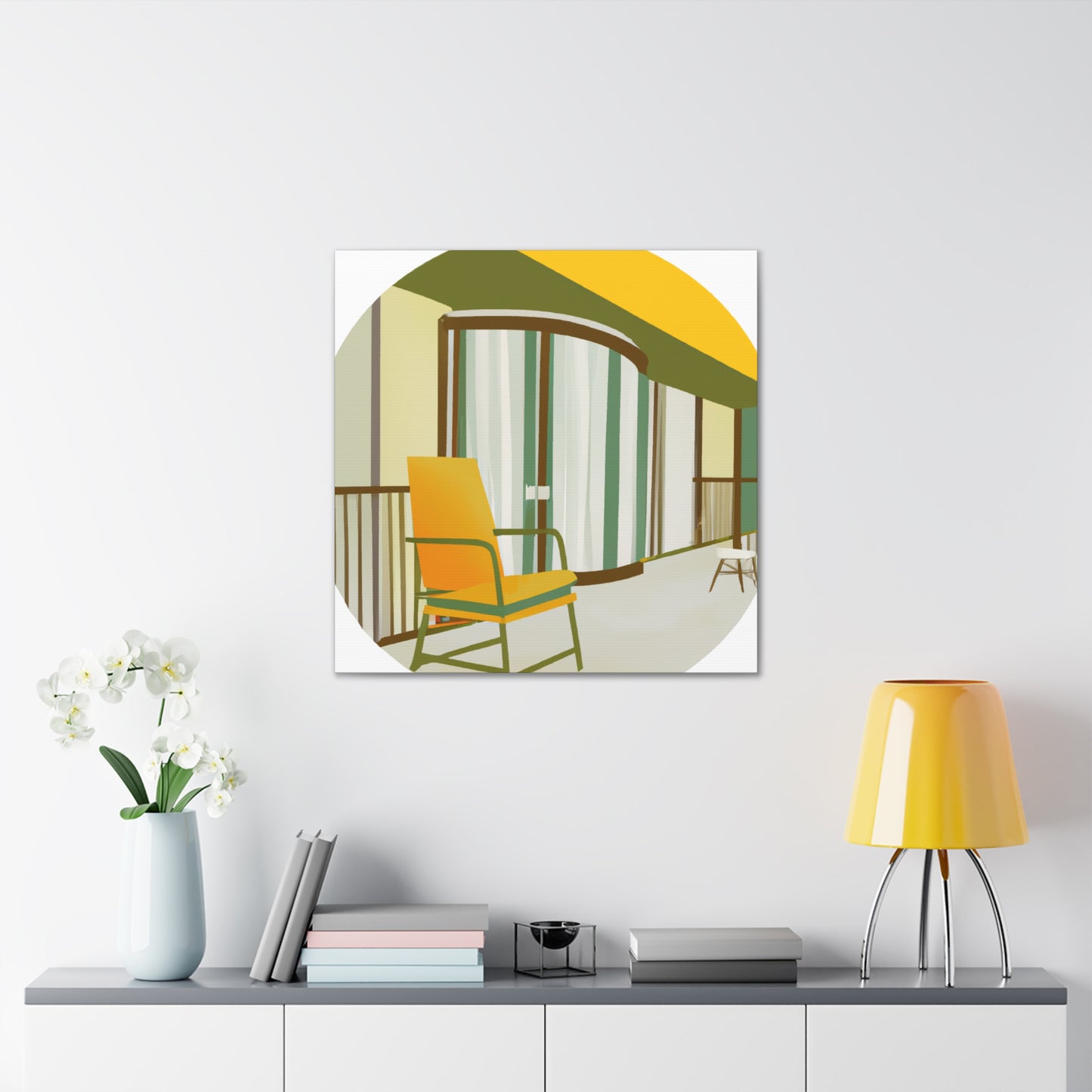 Modern Architectural Splendor - Midcentury - Canvas
