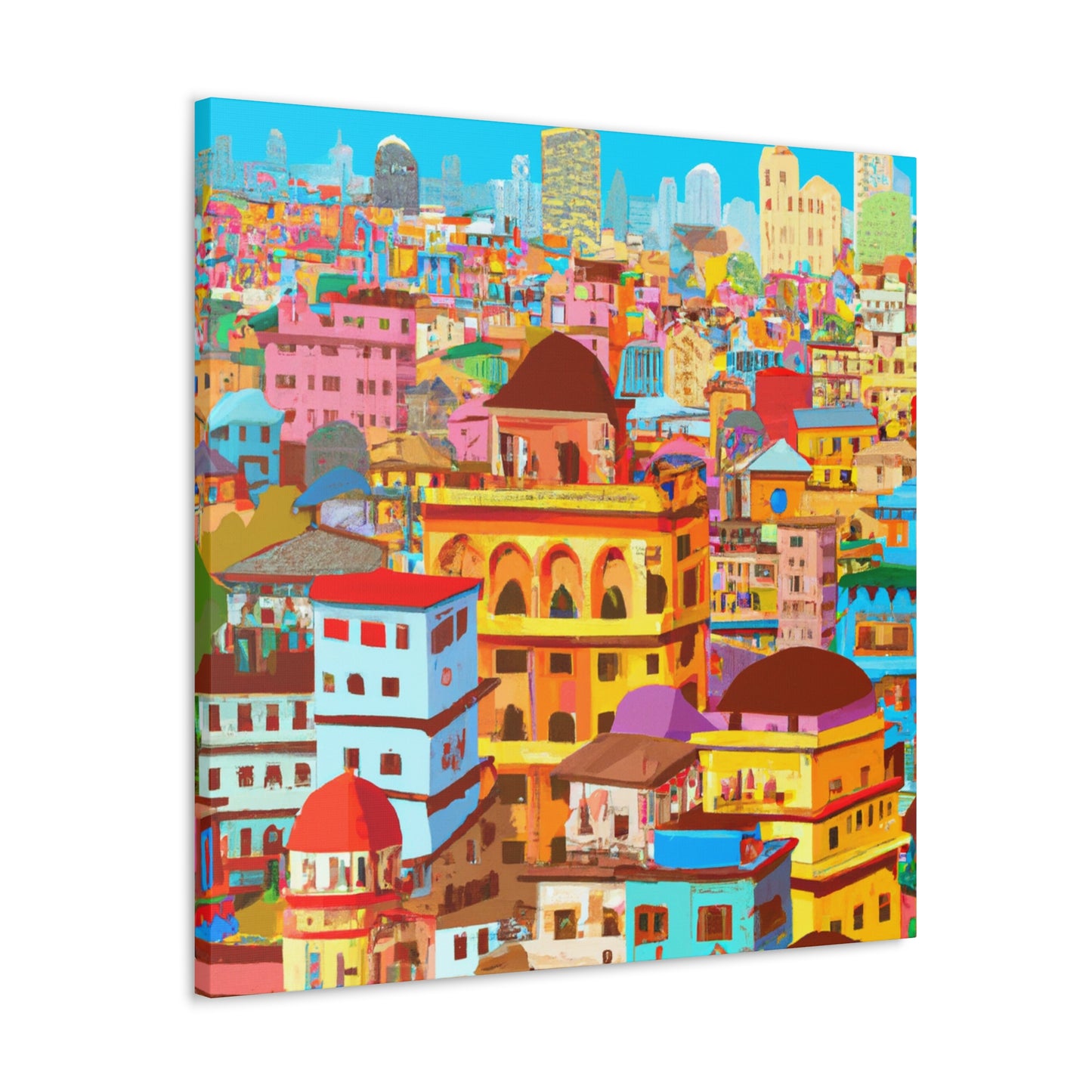 Chaotic Charm - Destination India - Canvas