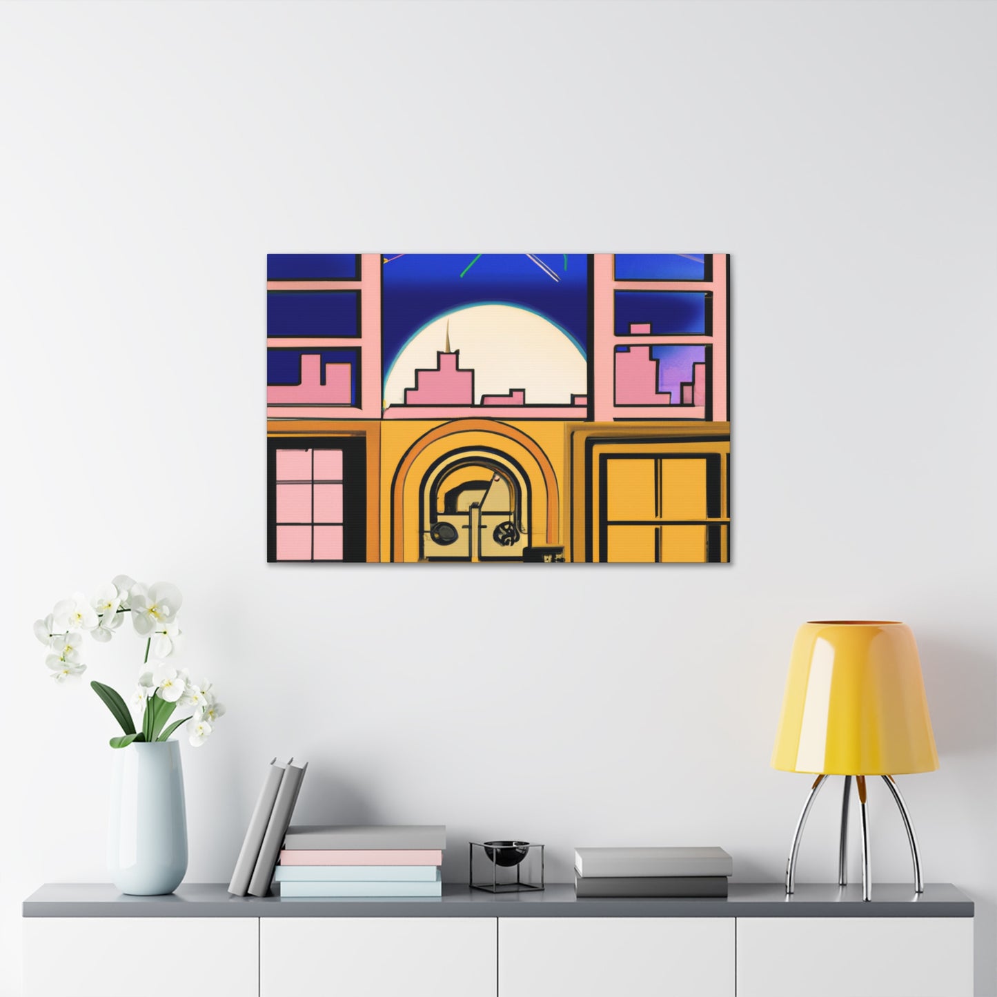 Quantum Leap - Midcentury - Canvas