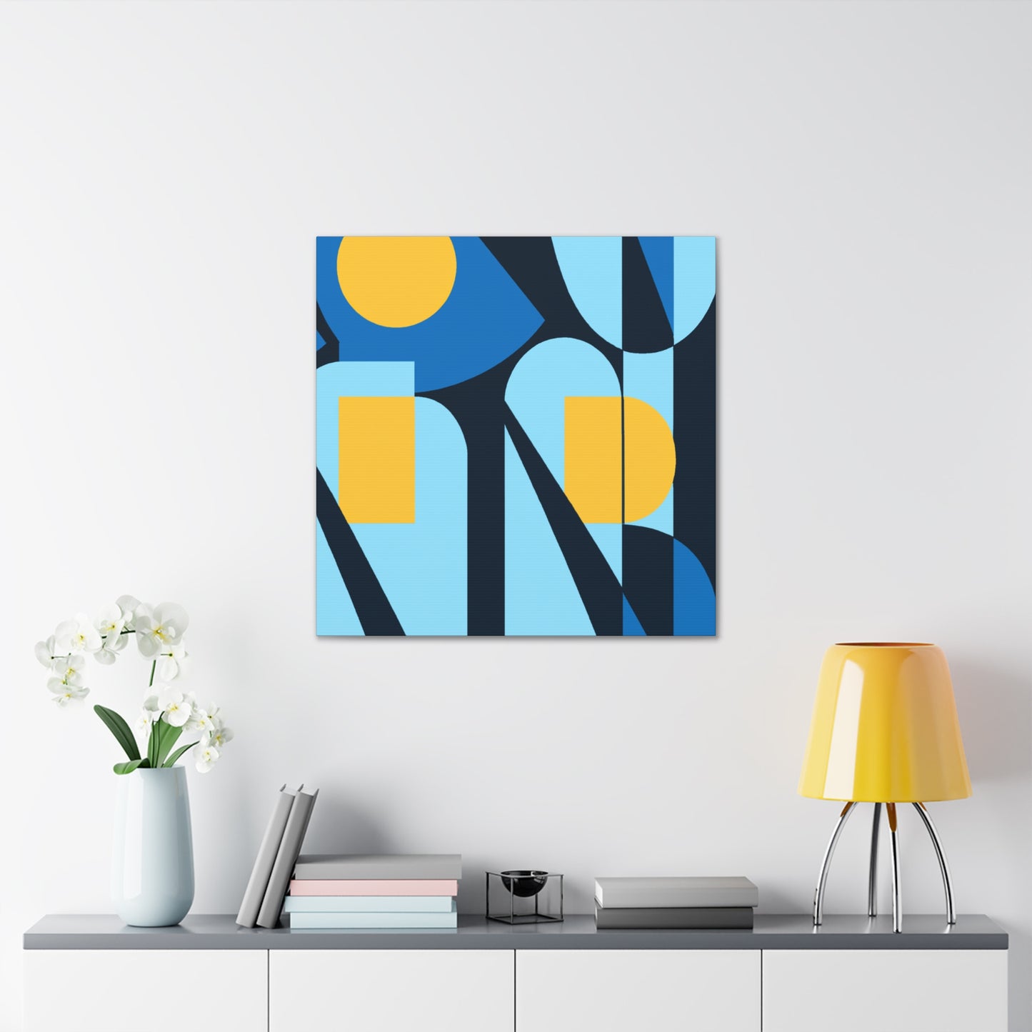 Abstract Pause - Midcentury - Canvas