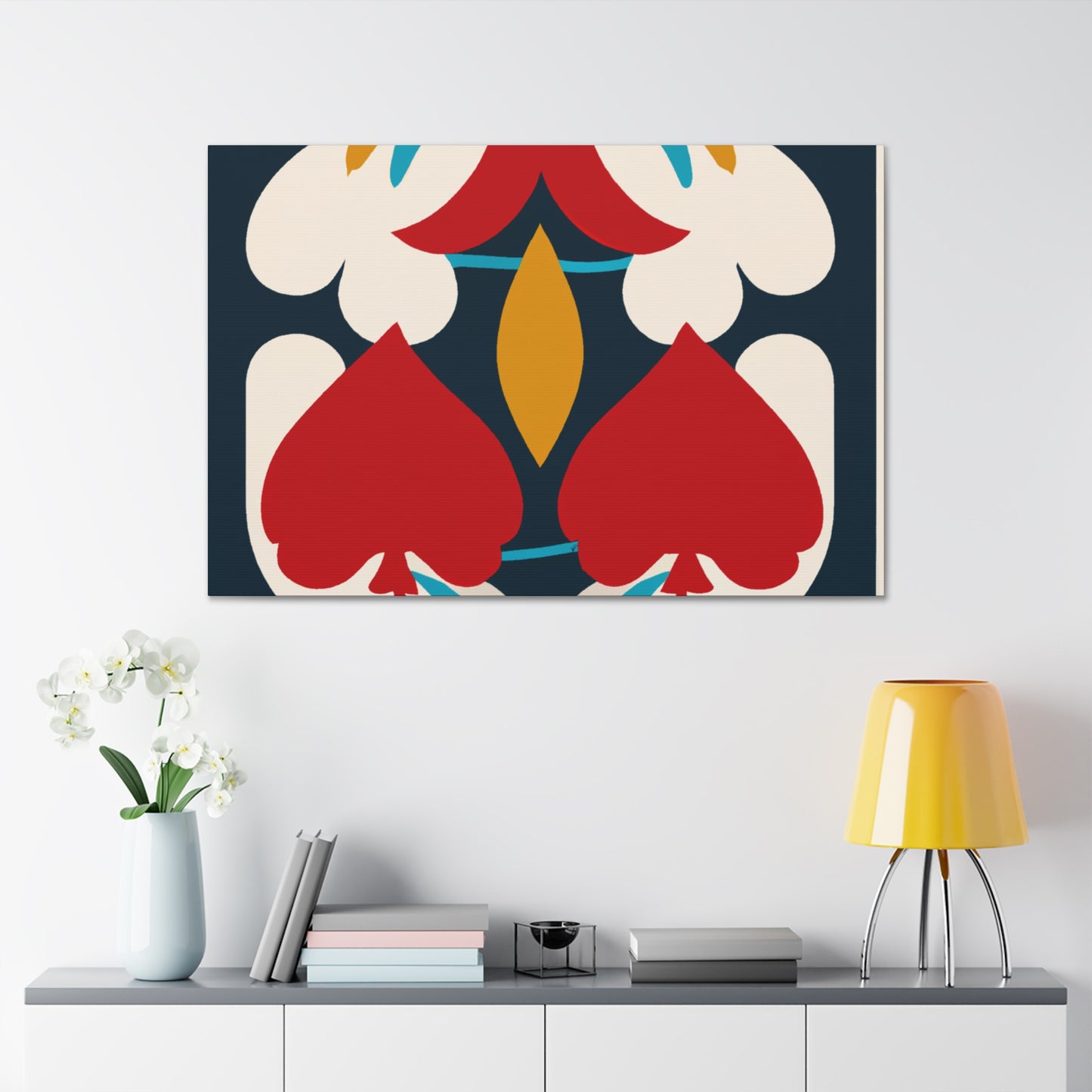 Glowfinch - Midcentury Canvas