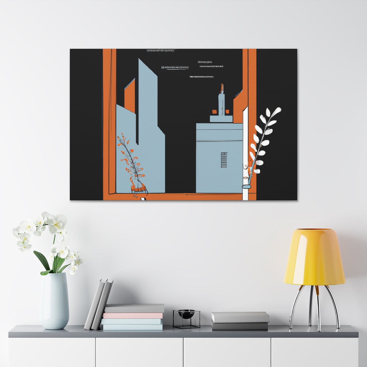 Swingin' Curves - Midcentury - Canvas
