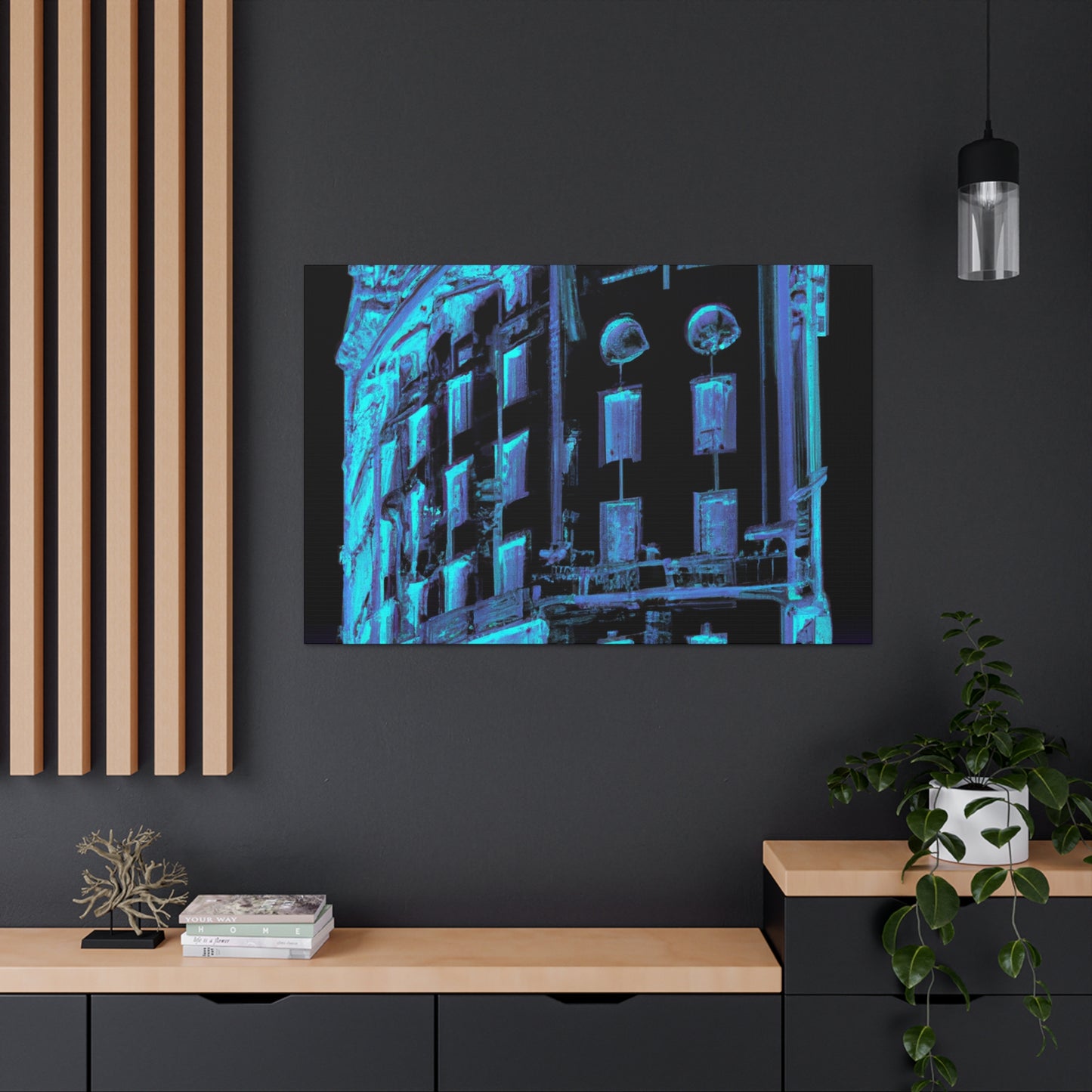 "The Gilded Futurism of the Art Deco Cityscape." - Canvas