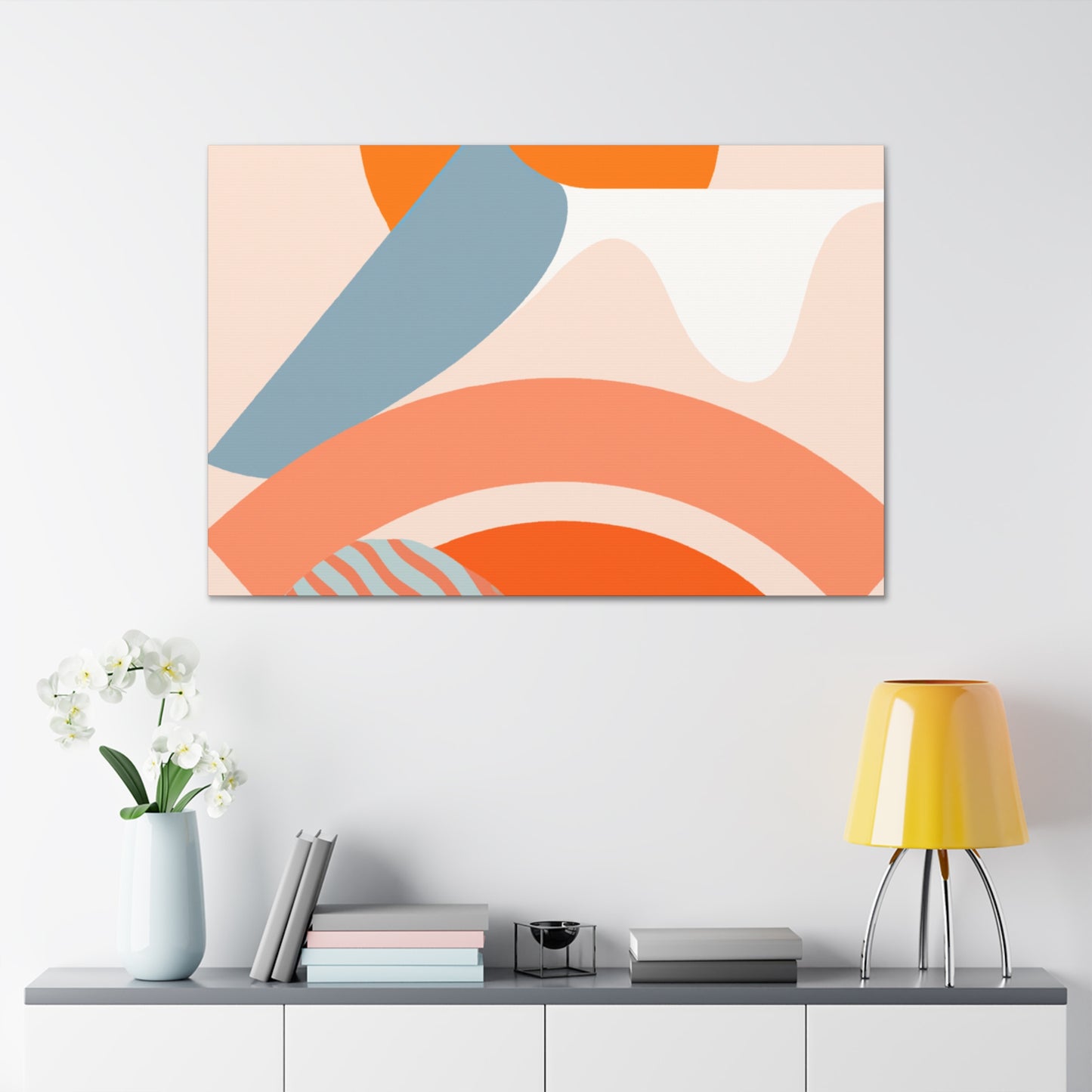 Mixed Geometries - Midcentury - Canvas