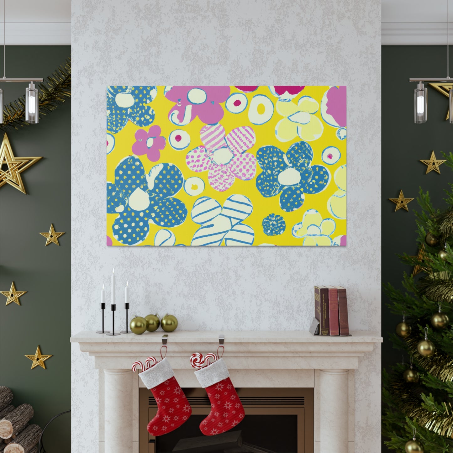 Amaranthine Blooms. - Floral Canvas