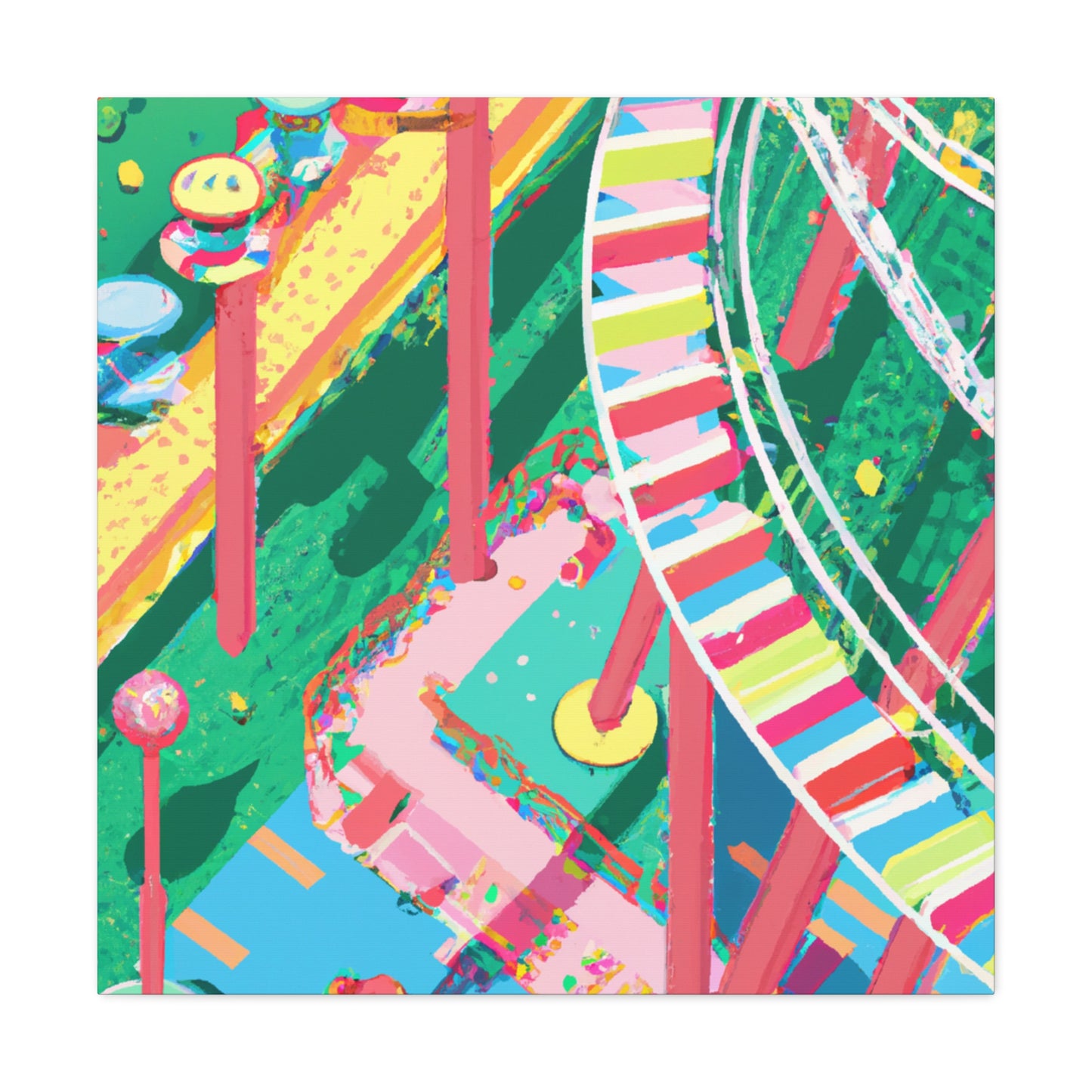 Candyland Vista - Amusement - Canvas