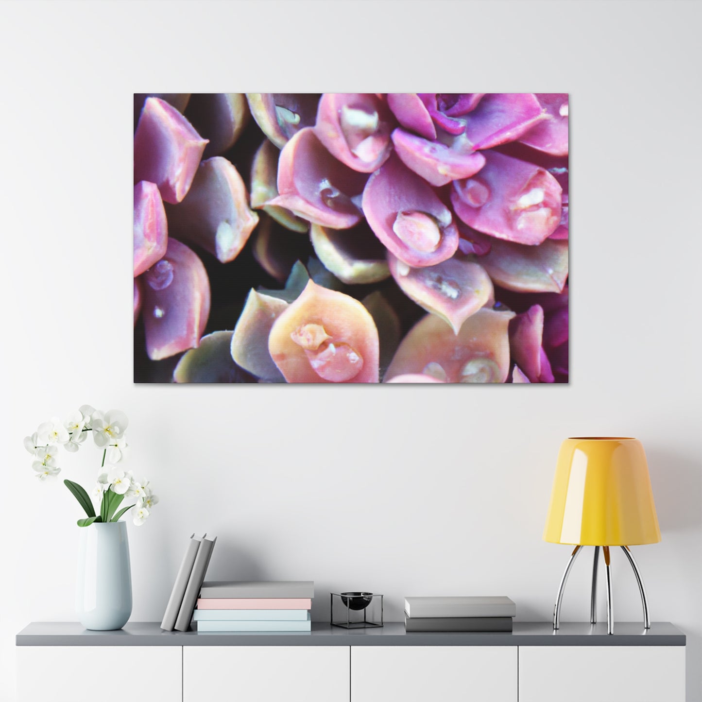 Garden of Splendor. - Canvas - Succulent