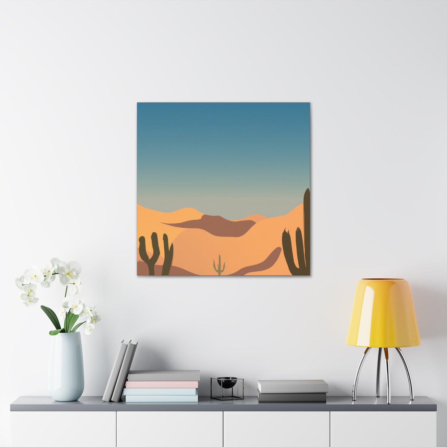 Cactustine - Landscape - Canvas